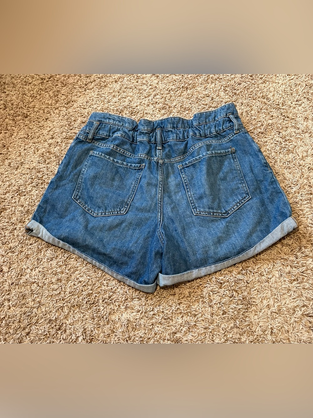 Banana Republic Paperbag Denim Shorts Womens size 33/16 - Picture 2 of 7